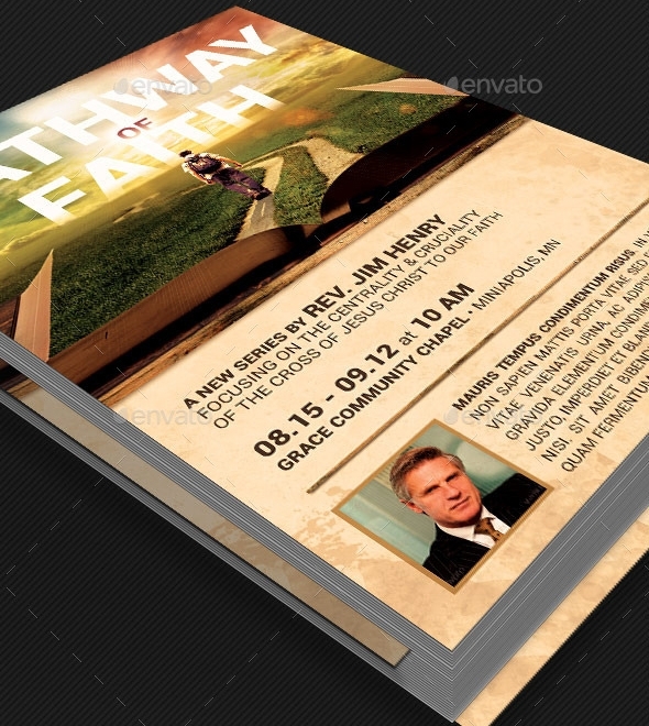 Pathway of Faith Church Flyer Template