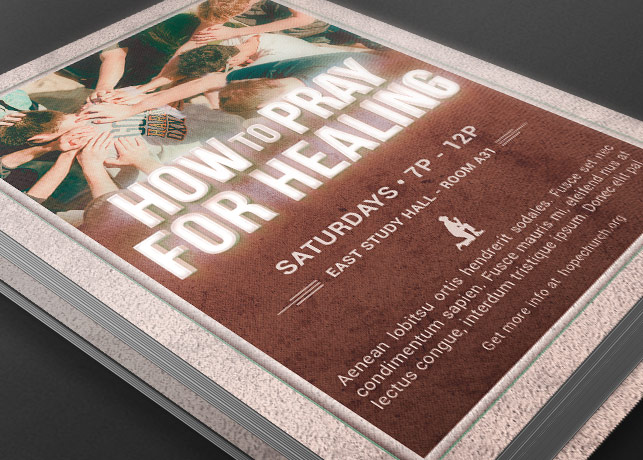 Pray for Healing Church Flyer Template post thumbnail image