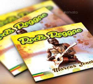 Roots Reggae CD Artwork Photoshop Template