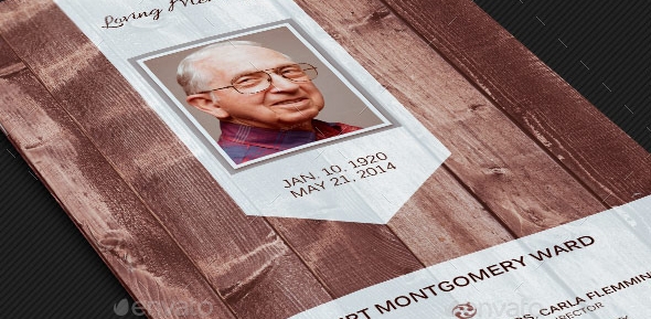 Scape Funeral Program Template post thumbnail image