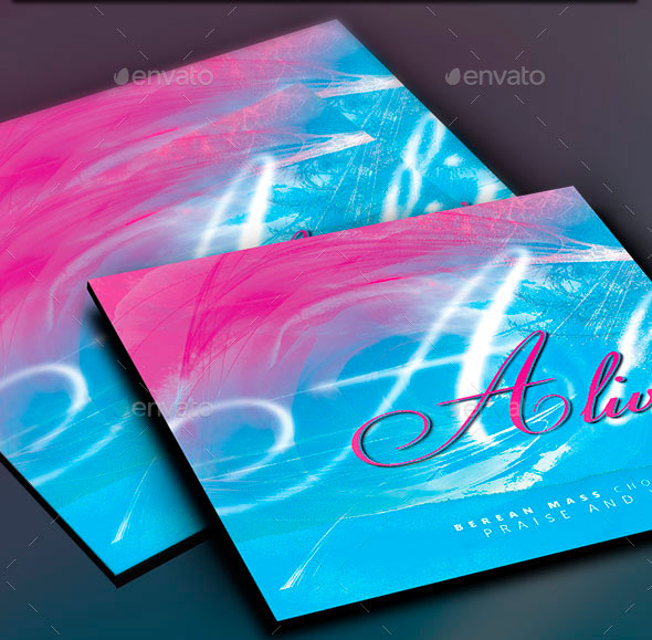 Alive: CD Cover Artwork Template