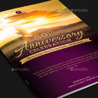 Church Anniversary Service Program Template