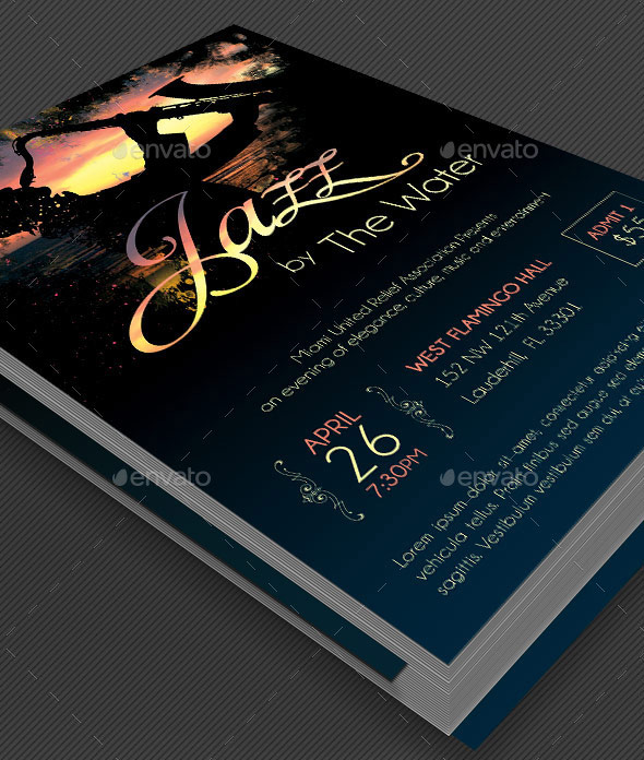 Jazz Concert Flyer Template