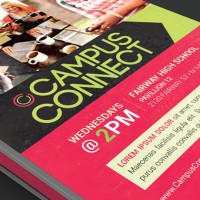 Campus Connect Church Flyer Template