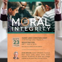 Moral Integrity Church Flyer and Poster Template