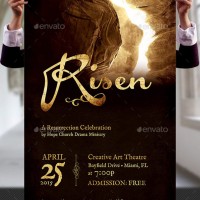 Risen Church Flyer and Poster Template