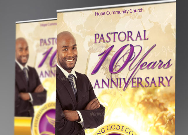 Clergy-Anniversary-Banner-Template