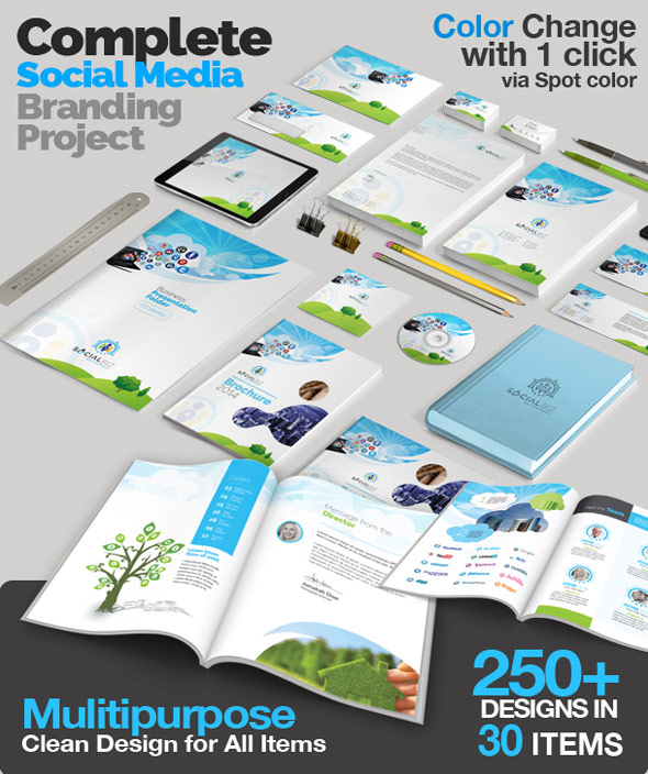 SocialBiz Social Media ID Mega Branding Pack