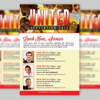 Church Lunch Hour Service Flyer Template