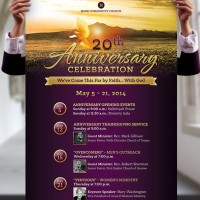 Church Anniversary Flyer and Poster Template