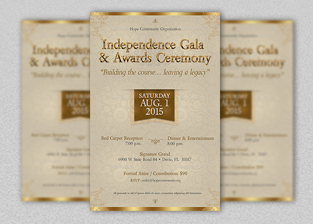 Independence Gala Flyer Template