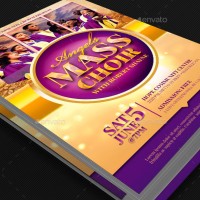 Mass Choir Concert Flyer Template