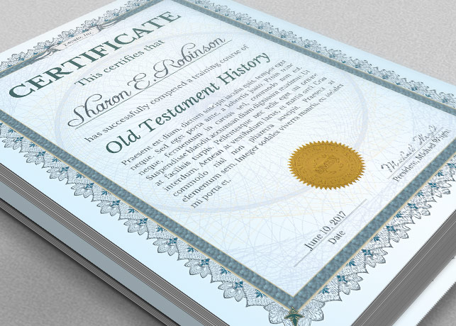 Certificate of Completion Template