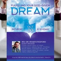 Dream Church Flyer and Poster Template