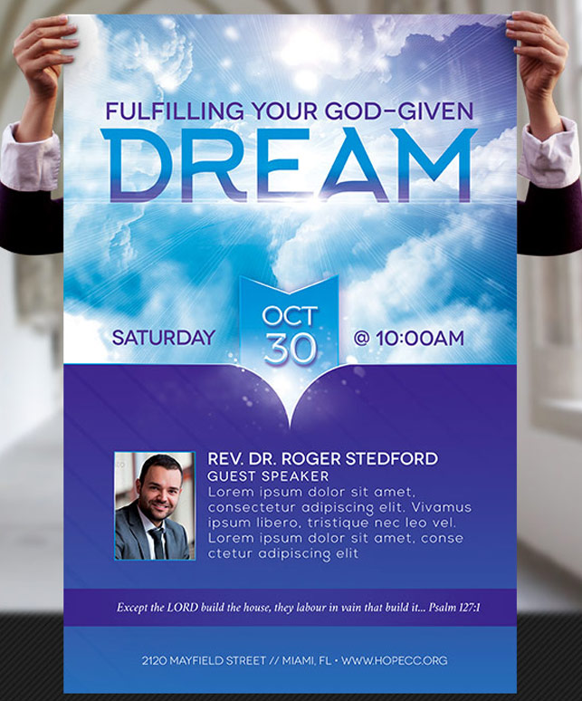 Dream Church Flyer and Poster Template