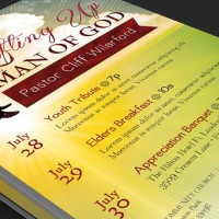 Pastor Appreciation Rack Card Template