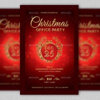 Christmas Party Flyer Template