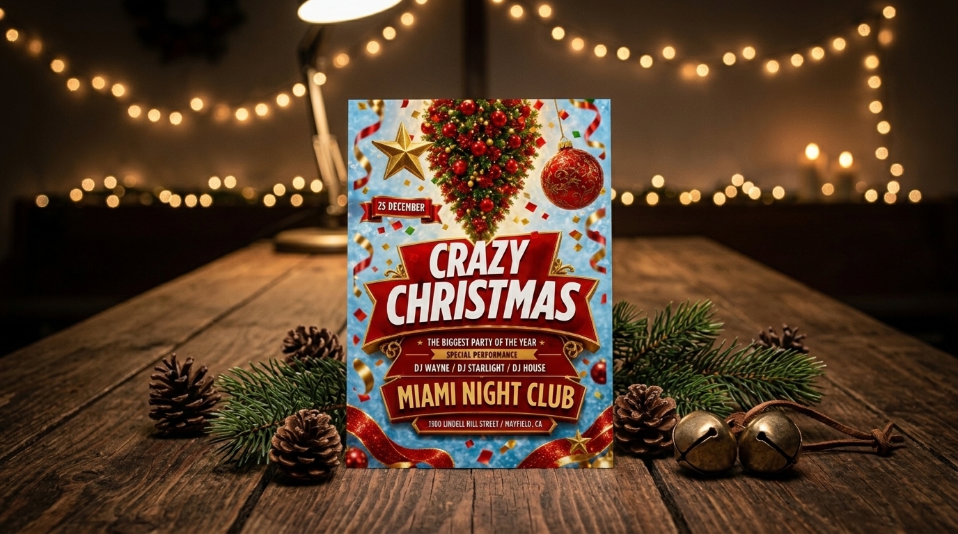 Host a Festive Celebration with Christmas Party Flyer Templates