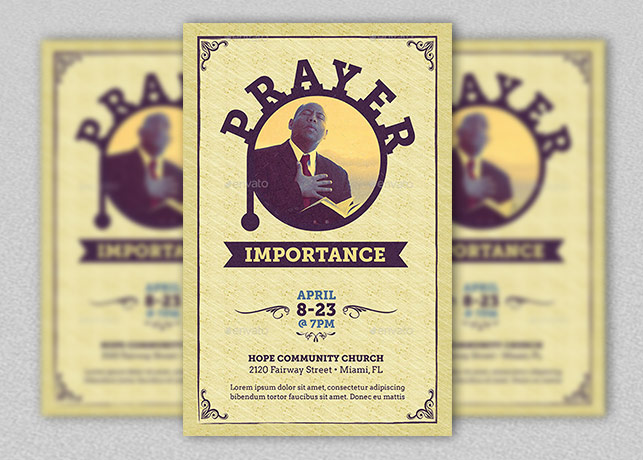 Prayer Importance Flyer and Poster Template