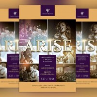 Arise Cantata Flyer and Poster