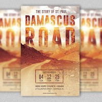 Damascus Road Flyer and Poster Template