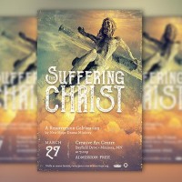 Suffering Christ Flyer and Poster Template