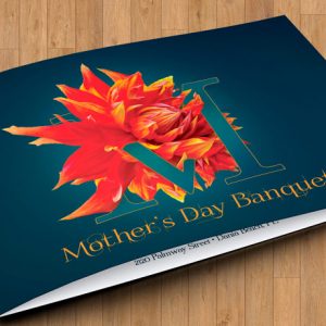 Mothers Day Banquet Invitation Photoshop Template