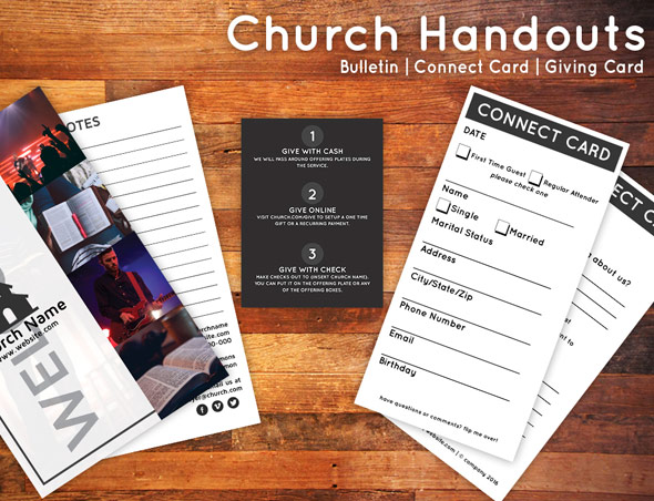 Church Bulletin & Church Connection Card
