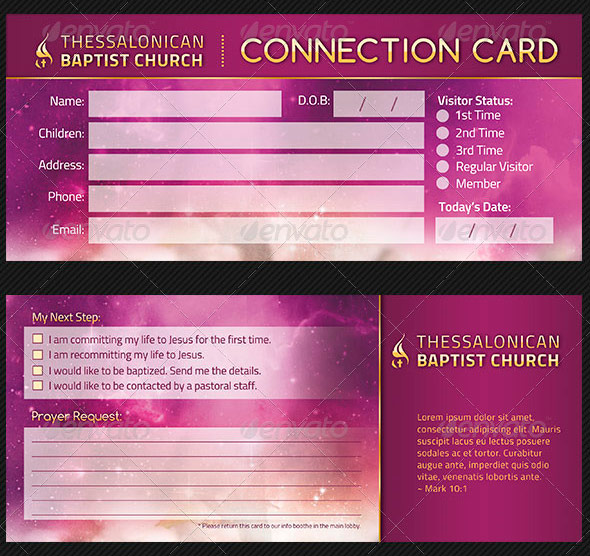 Heaven Church Card