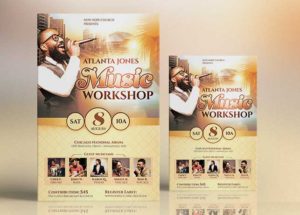 Music Workshop Flyer Poster Template