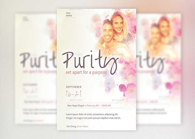 Purity Flyer Poster Template