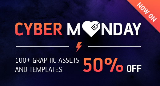 Amazing Cyber Monday 2016 Graphics Sale