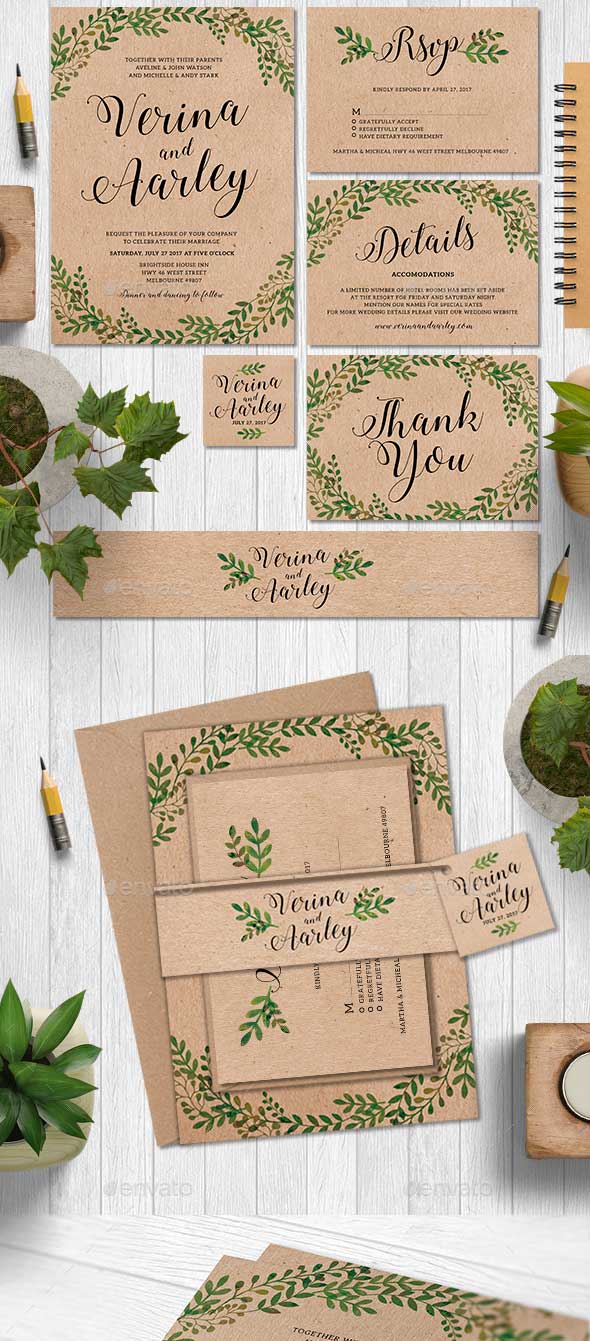 Wedding Invitation Set