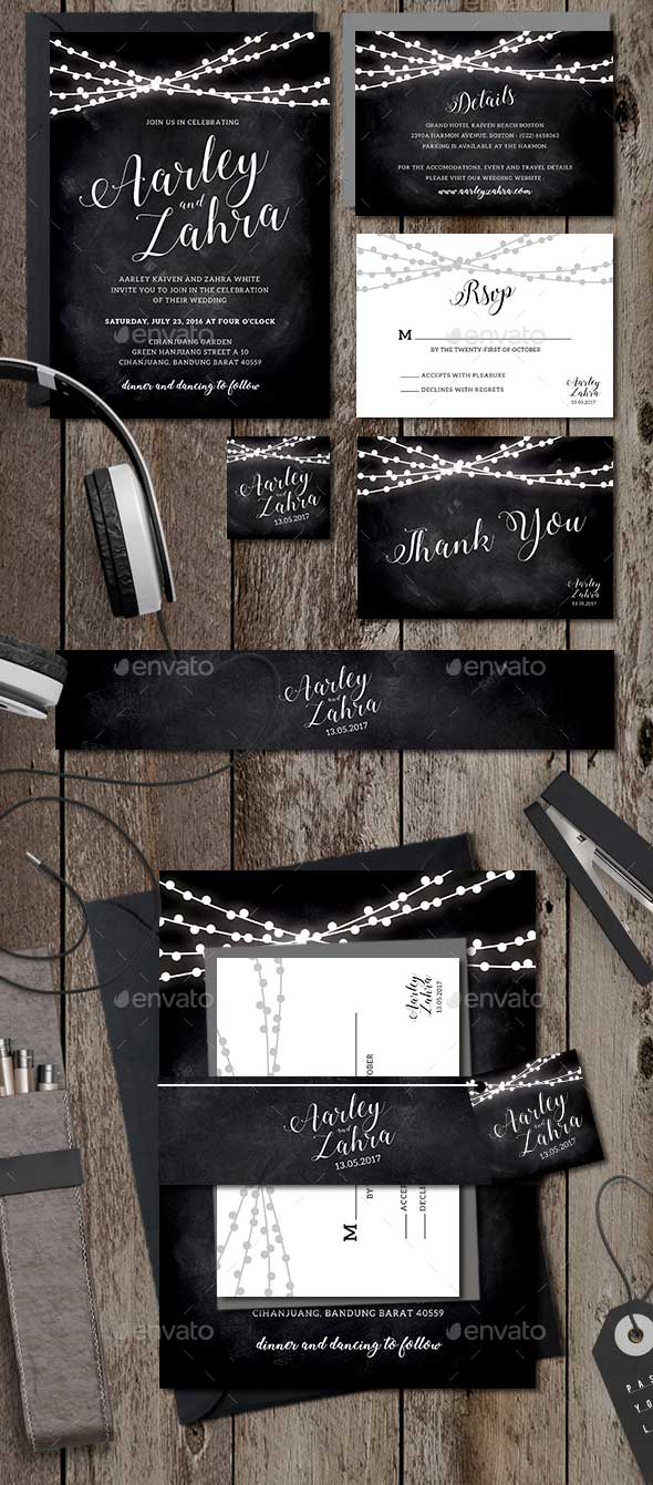 Wedding Invitation Set