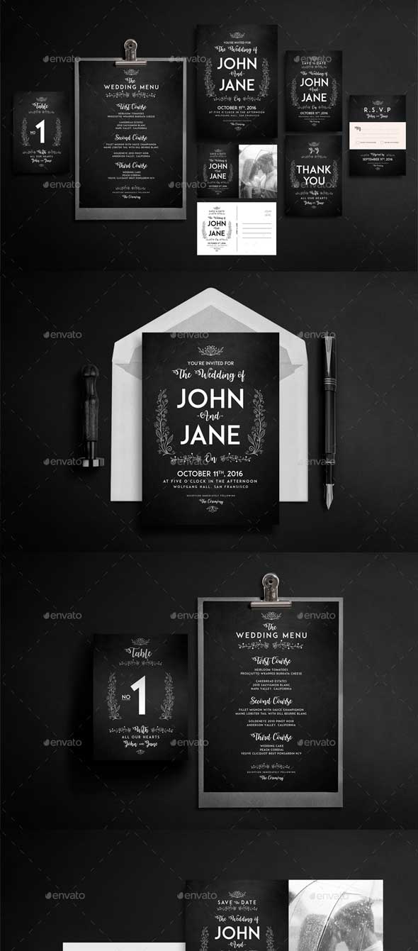 Wedding Invitation Set