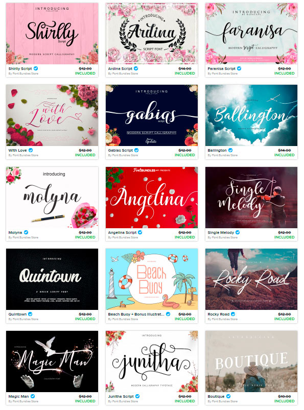 Font Bundle 