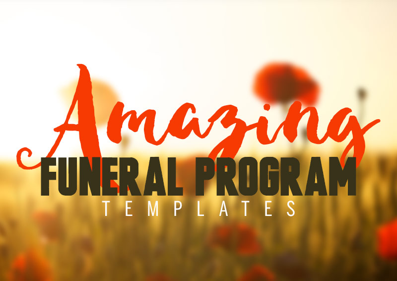 Funeral Program Booklet