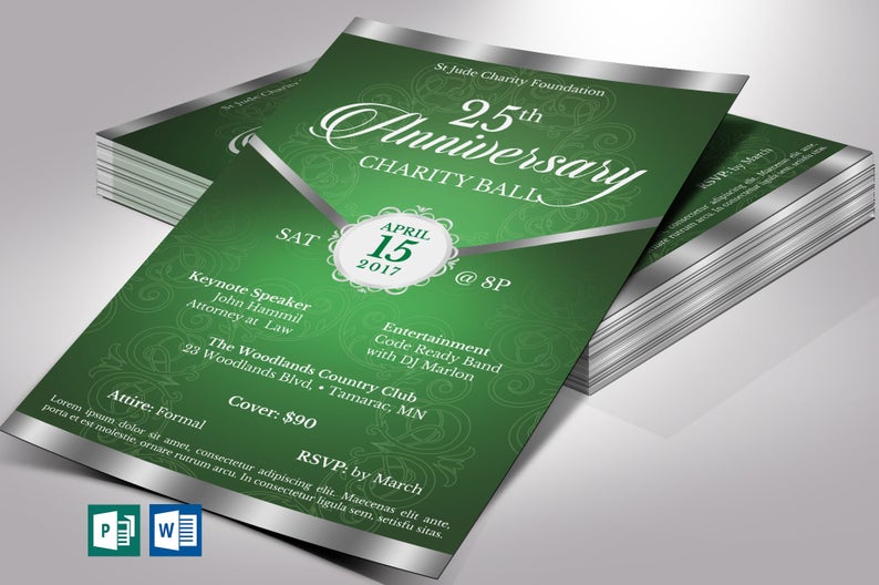 Anniversary Church Flyers