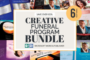 Creative Funeral Program Bundle