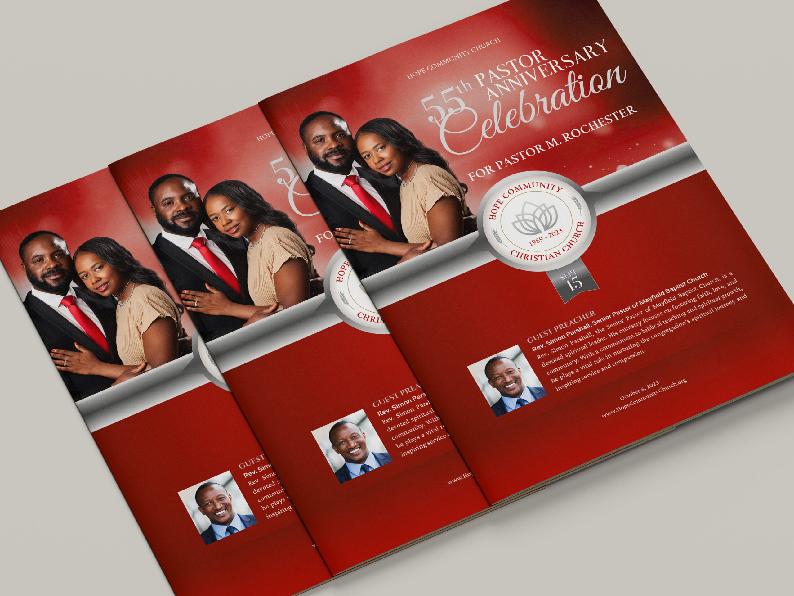 Pastor Anniversary Souvenir Magazine Template for Canva post thumbnail image