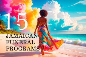 Jamaican Funeral Program Template